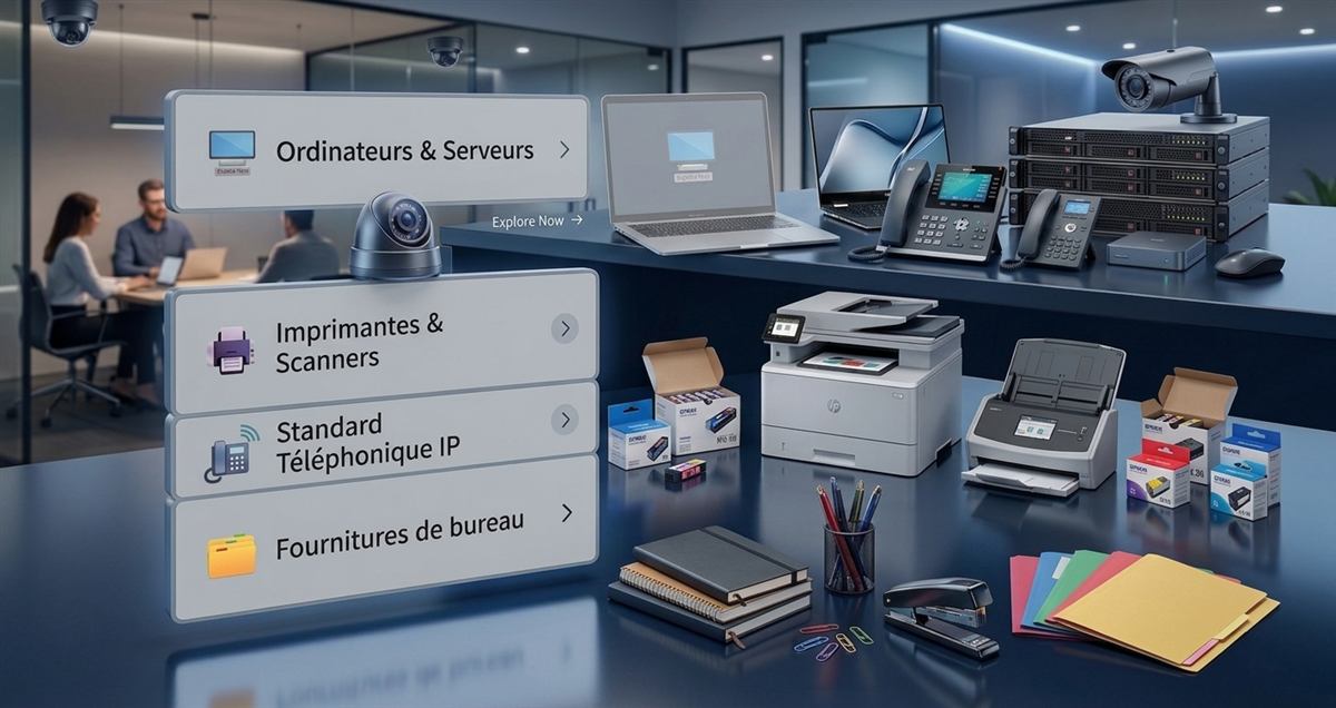 Ordinateurs, imprimantes et fournitures de bureau A-B TECHNOLOGIE